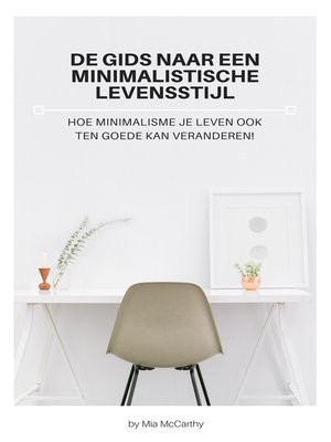 cover image of De Gids Naar Een Minimalistische Levensstijl